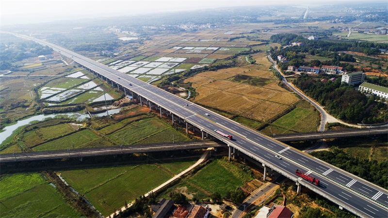 許廣高速跨武廣高鐵橋